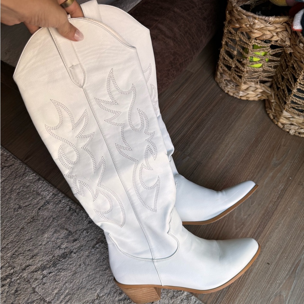 White boots